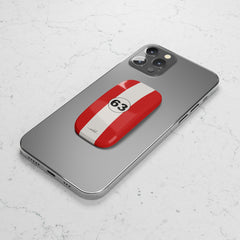 Monza Red Click-On Phone Grip by etchd, view 5
