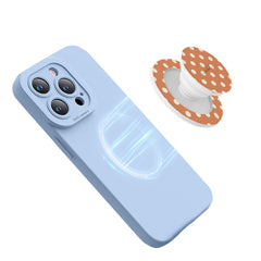 Cream & Terracotta Polka Dot Phone Grip And Stand by etchd, view 8