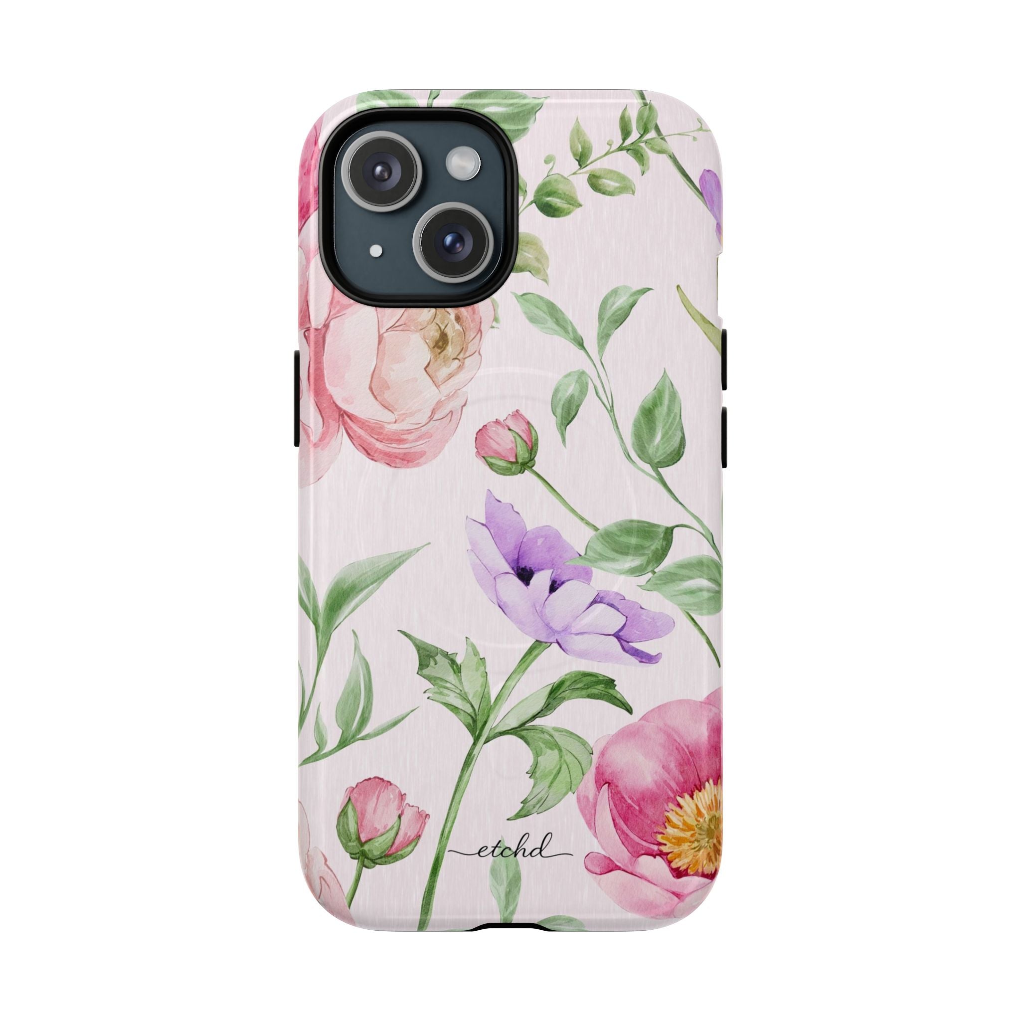Peony Bloom Magnetic Phone Case