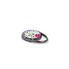 Funky Floral Phone Ring Holder by etchd, view 2