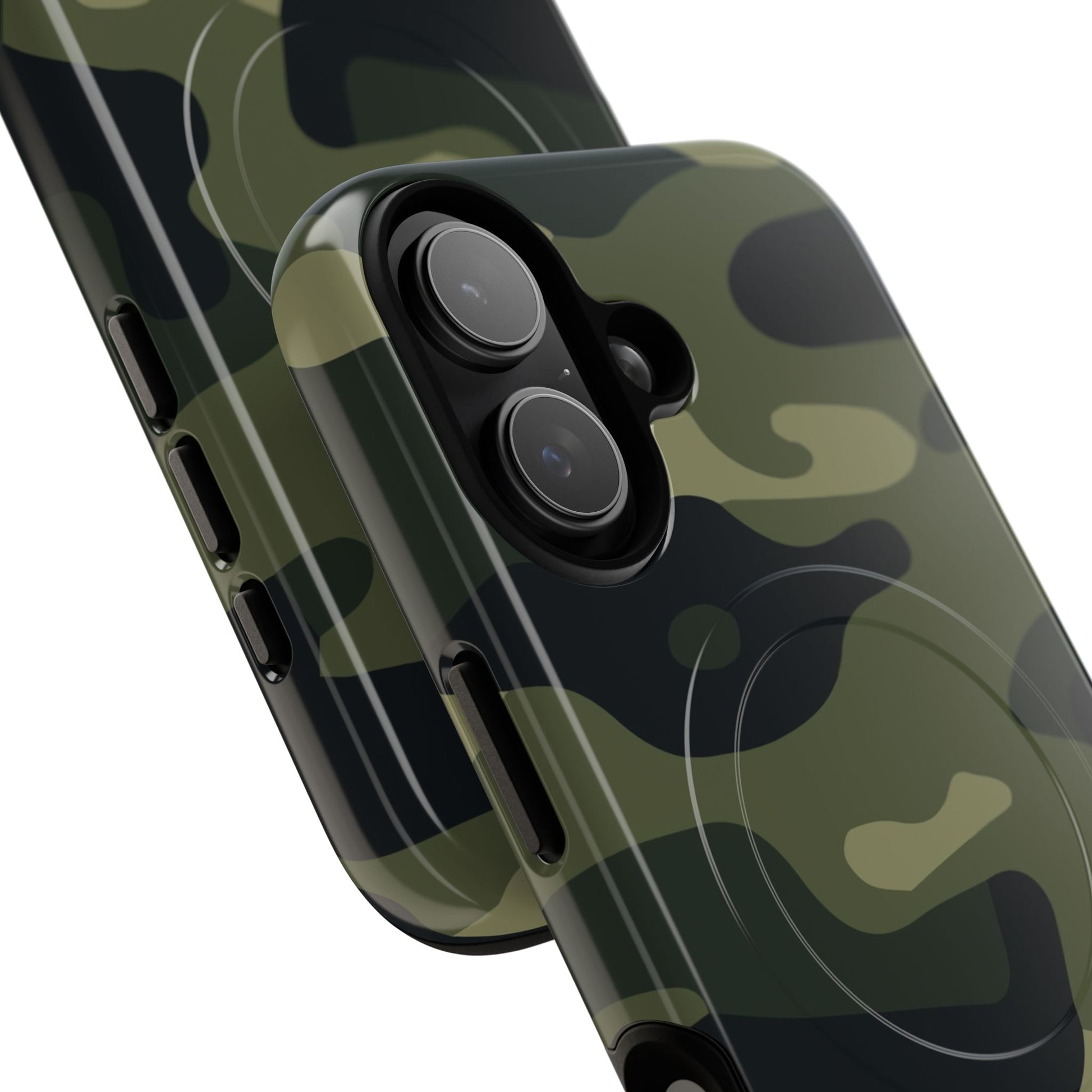 Green Camo Magnetic Phone Case by etchd, view 87