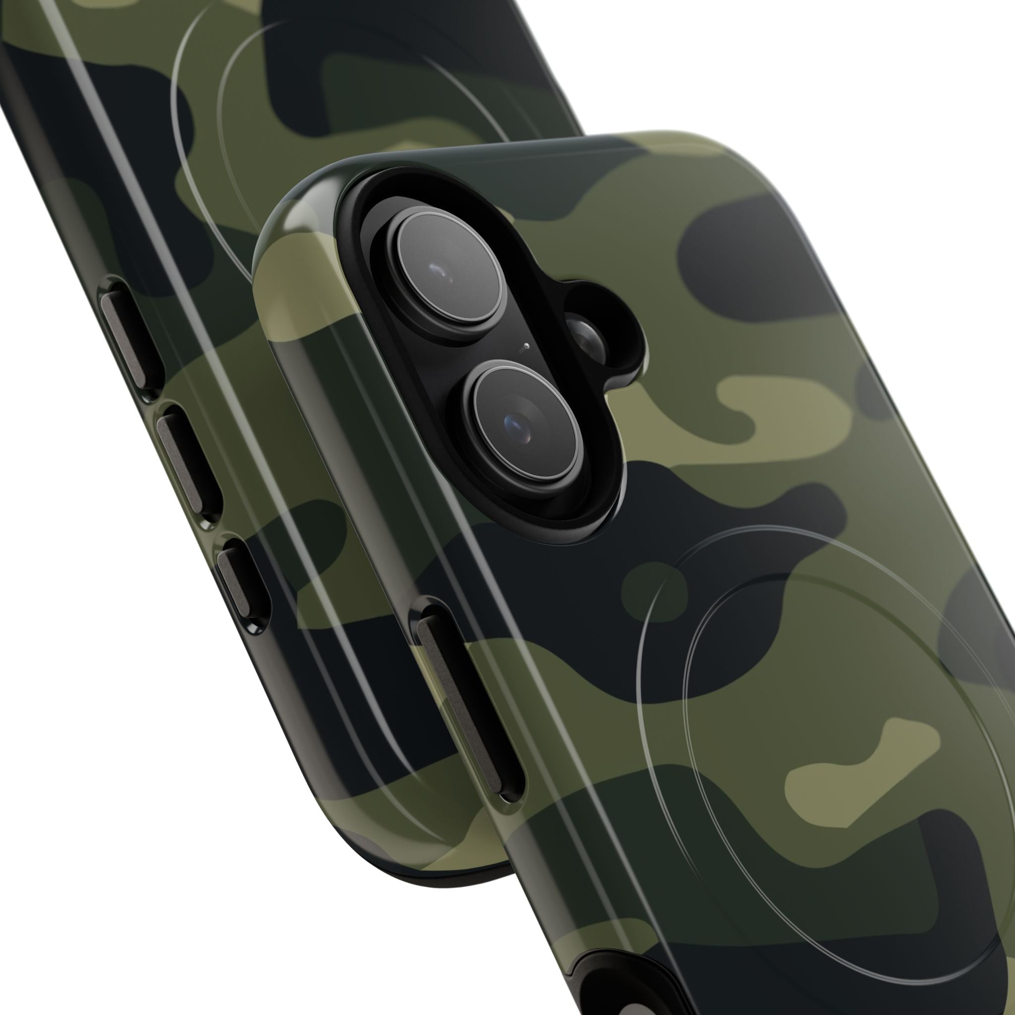 Green Camo Magnetic Phone Case by etchd, view 87