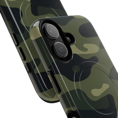 Green Camo Magnetic Phone Case by etchd, view 87