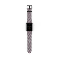 Blue & Cherry Striped Diagonal Cinturino per smartwatch di etchd