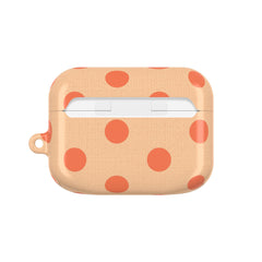 Coral & Peach Polka Dot AirPod Case by etchd, view 7