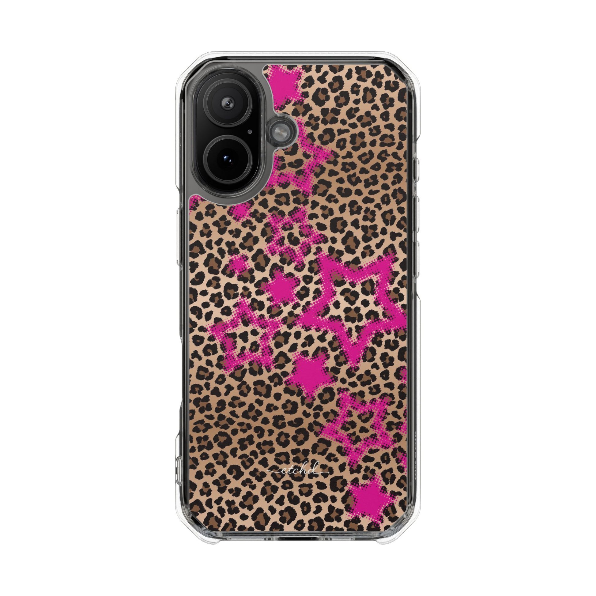 Y2K Leopard Clear Magnetic Phone Case by etchd, view 13