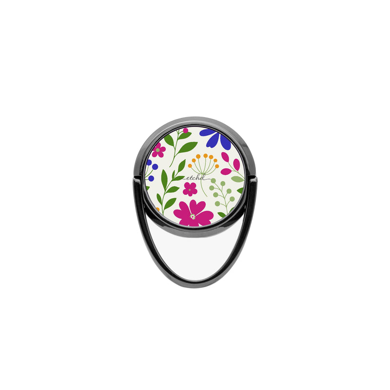 Funky Floral Anello supporto per telefono-zoom-