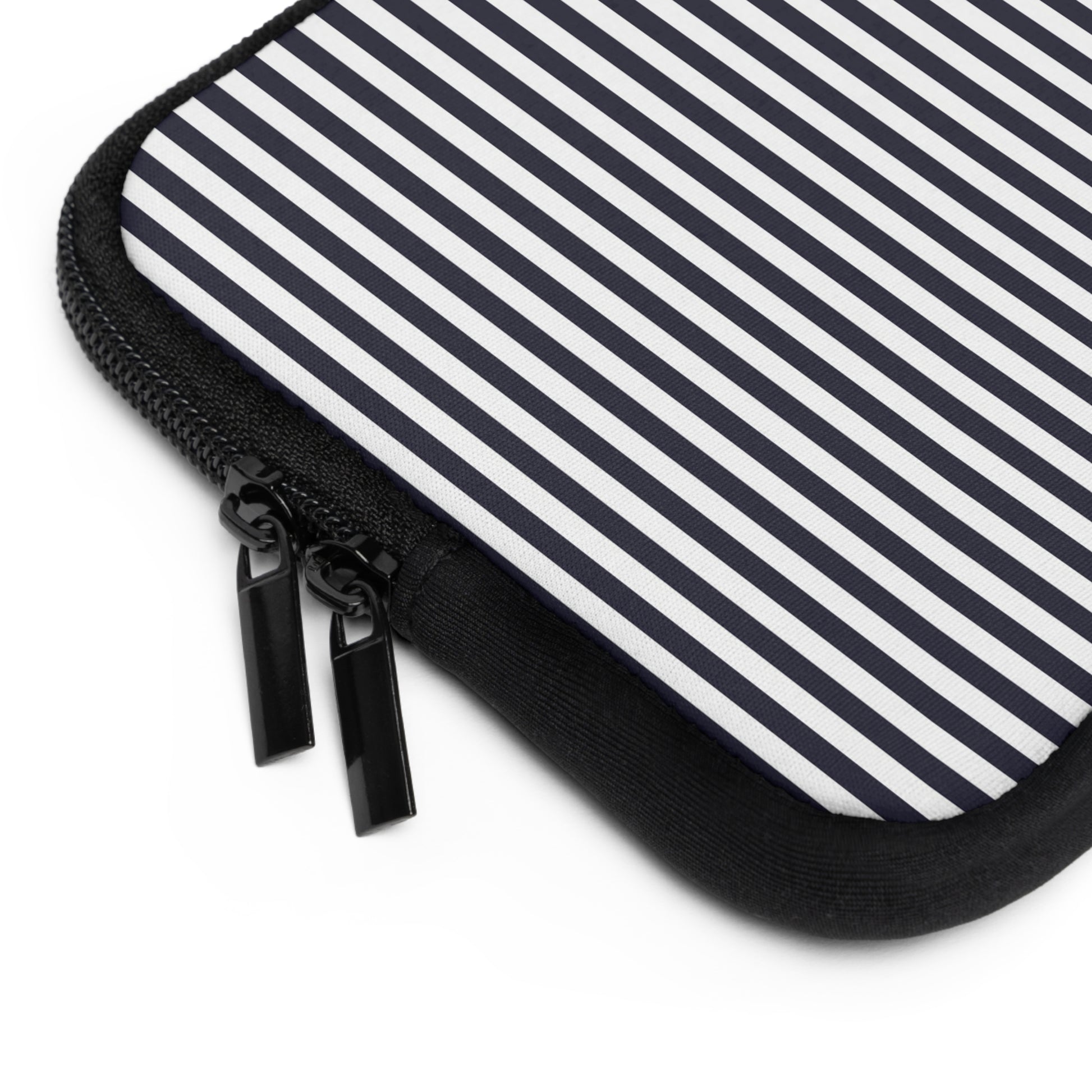 Navy And White Laptop Sleeve by etchd, view 2