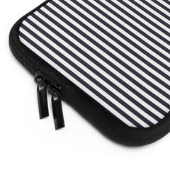 Navy And White Laptop Sleeve by etchd, view 2