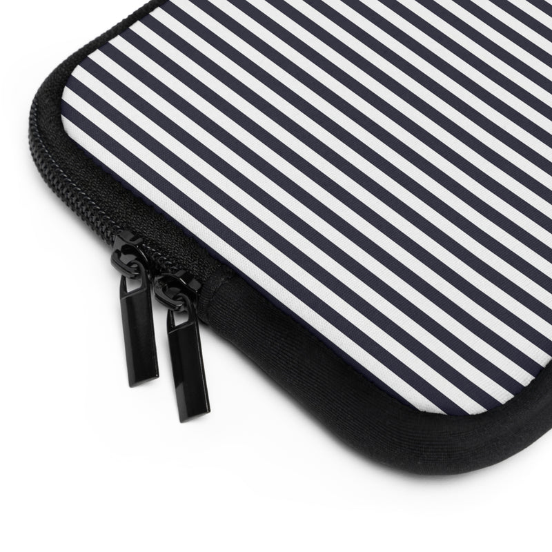 Navy And White Laptophülle-zoom-