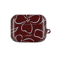 Blue & Cherry Floral AirPod Case by etchd