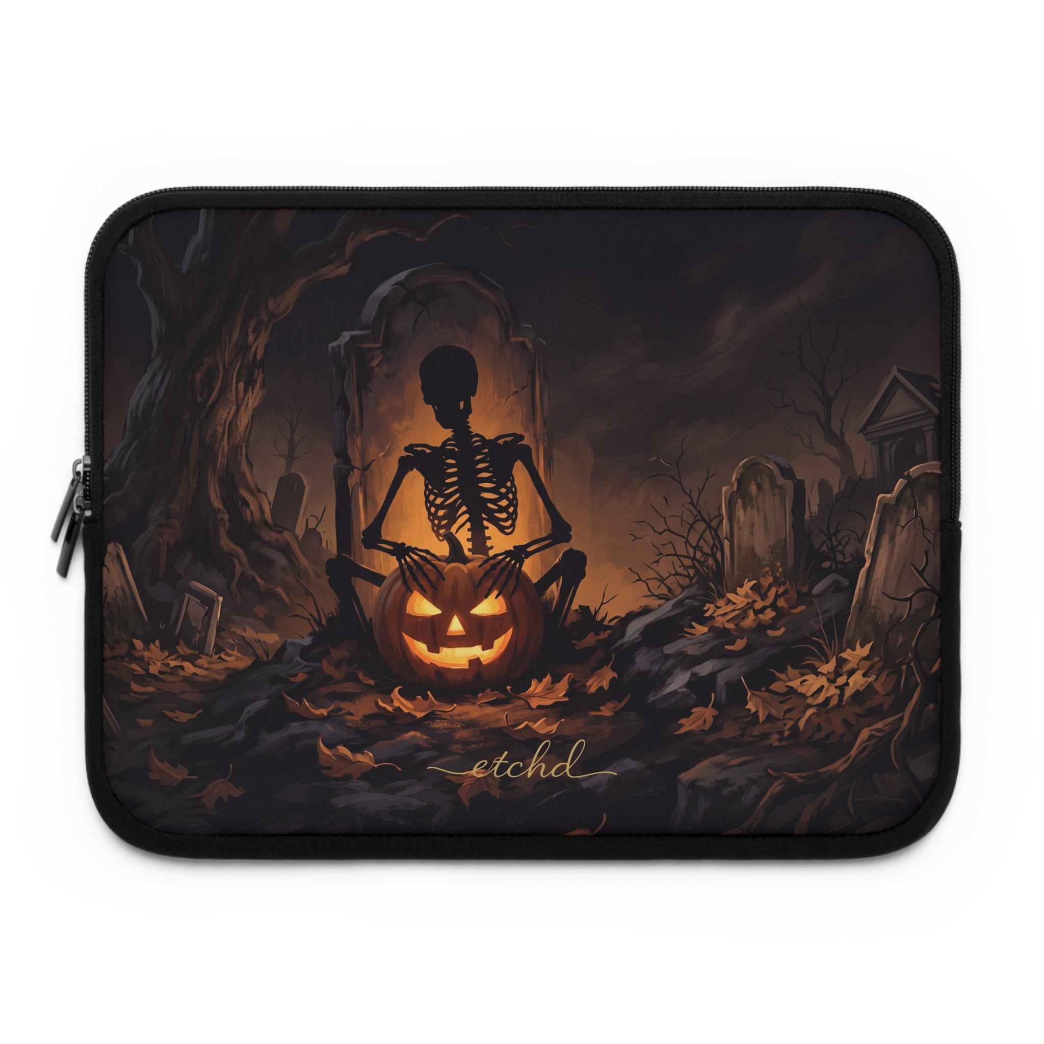 Bone Harvest Laptop Sleeve by etchd