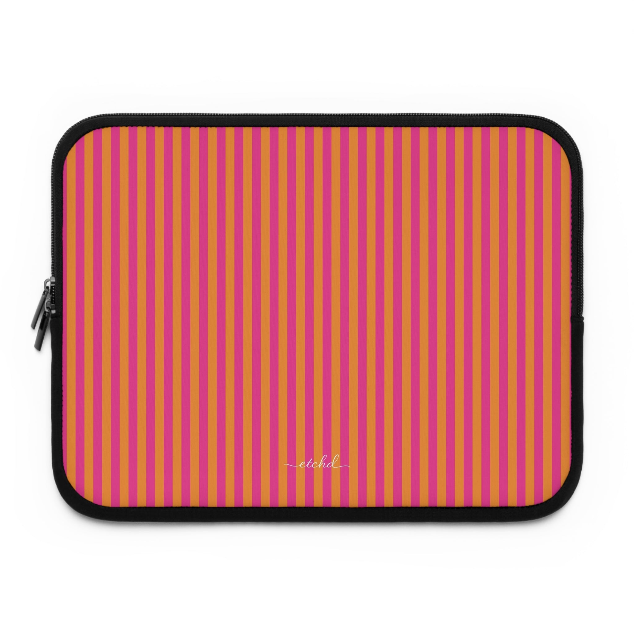 Pink And Orange Laptop Sleeve by etchd
