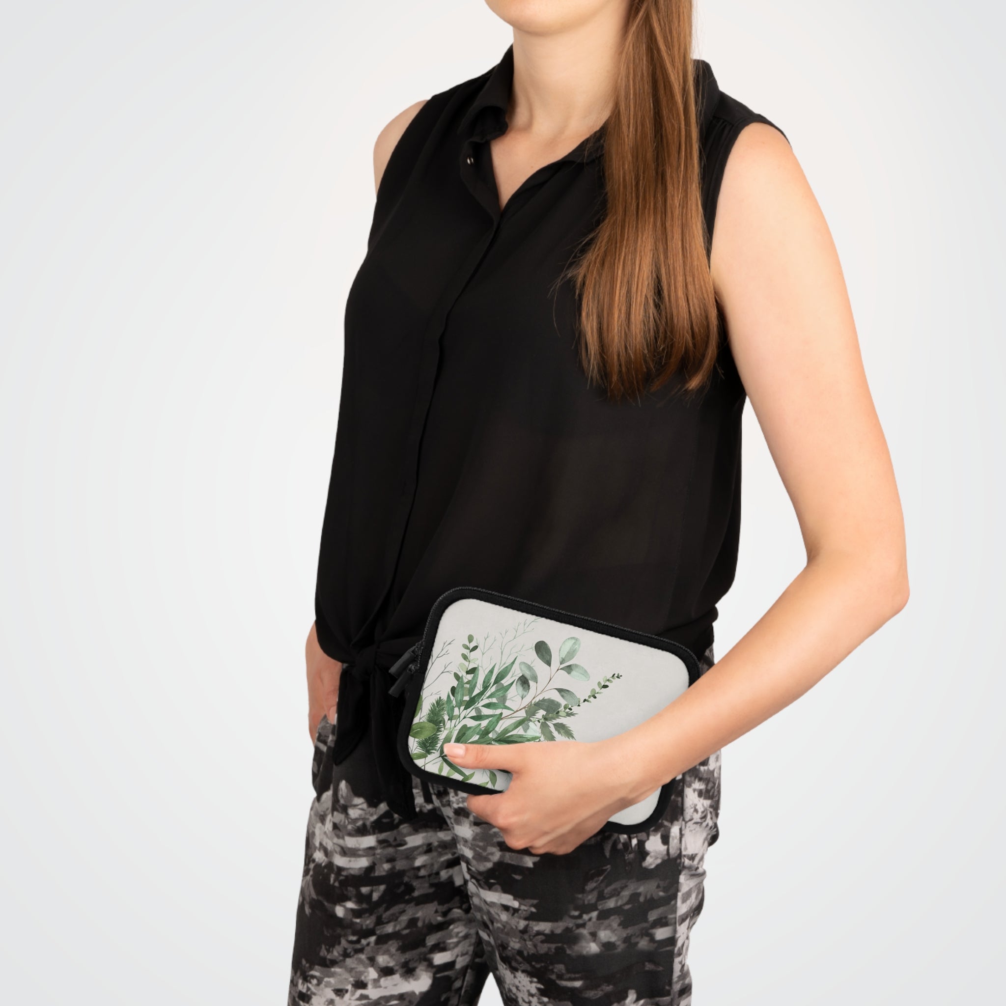 Botanical Leaf Laptop Sleeve by etchd, view 15