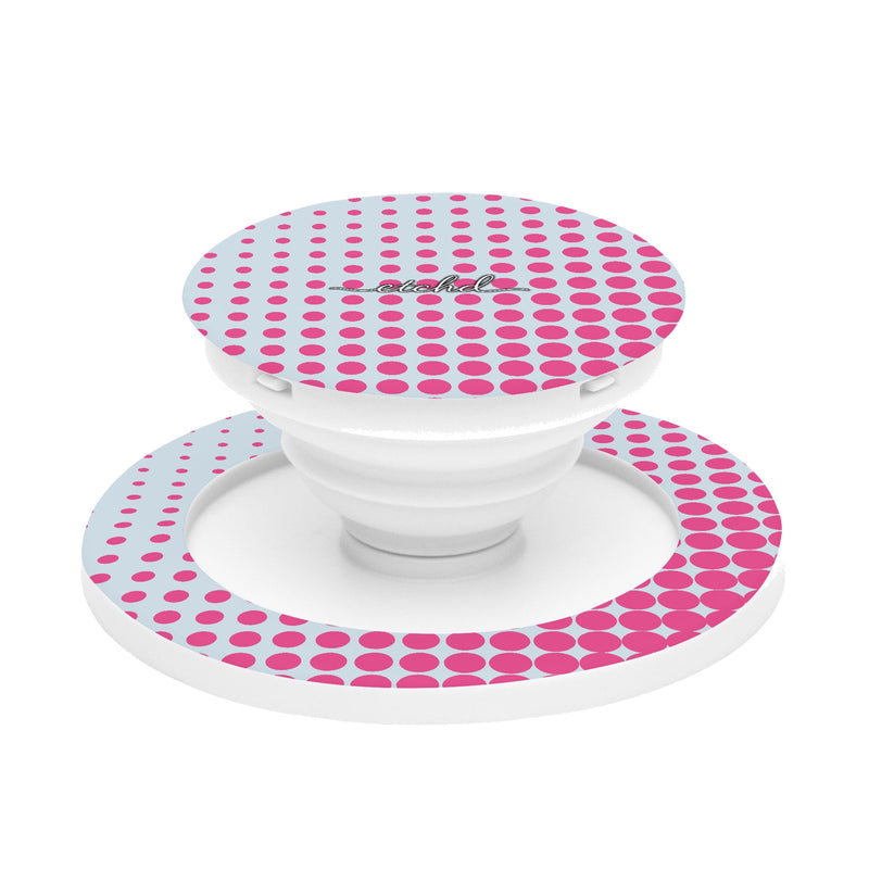 Bubblegum Halftone Handy-Halterung und Ständer-zoom-