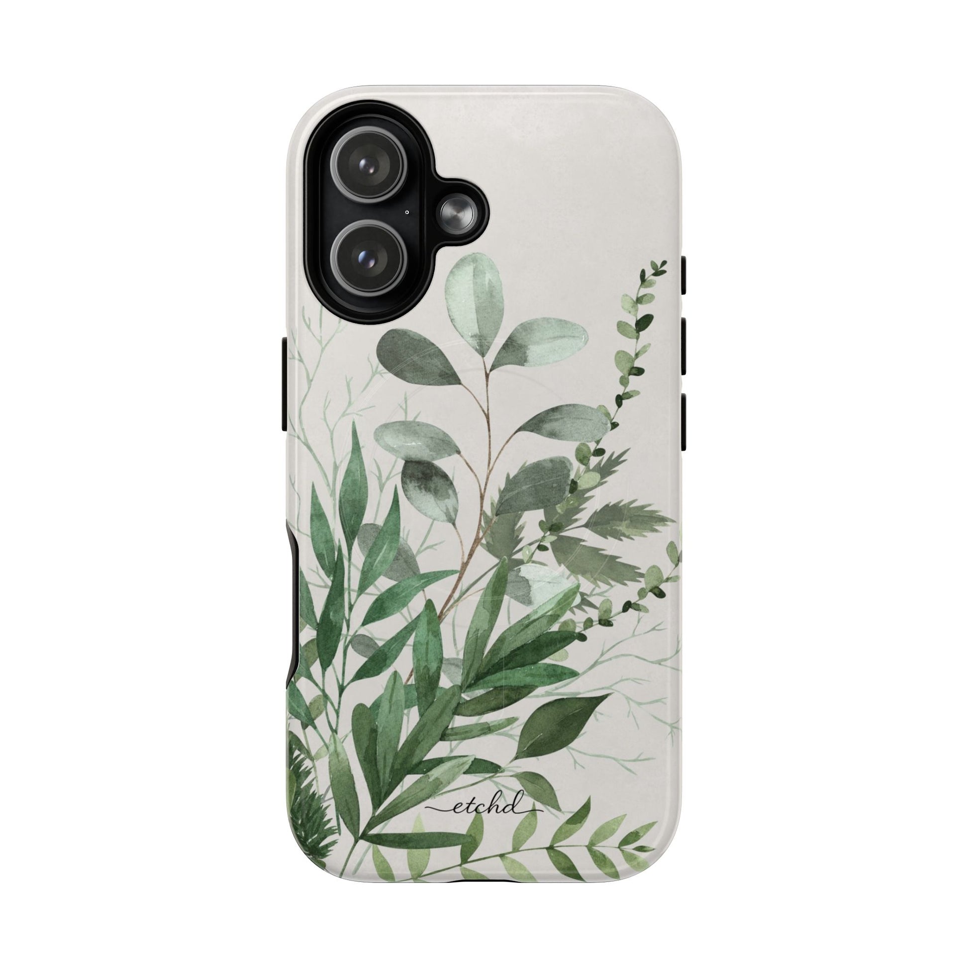 Botanical Leaf Magnetic Phone Case-13