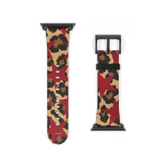 Leopard & Red Stars Smartwatch Strap by etchd, view 9