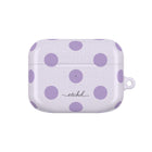 Lilac & Cream Polka Dot Funda para AirPods