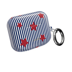Blue Stripes & Red Stars AirPod Case by etchd, view 8