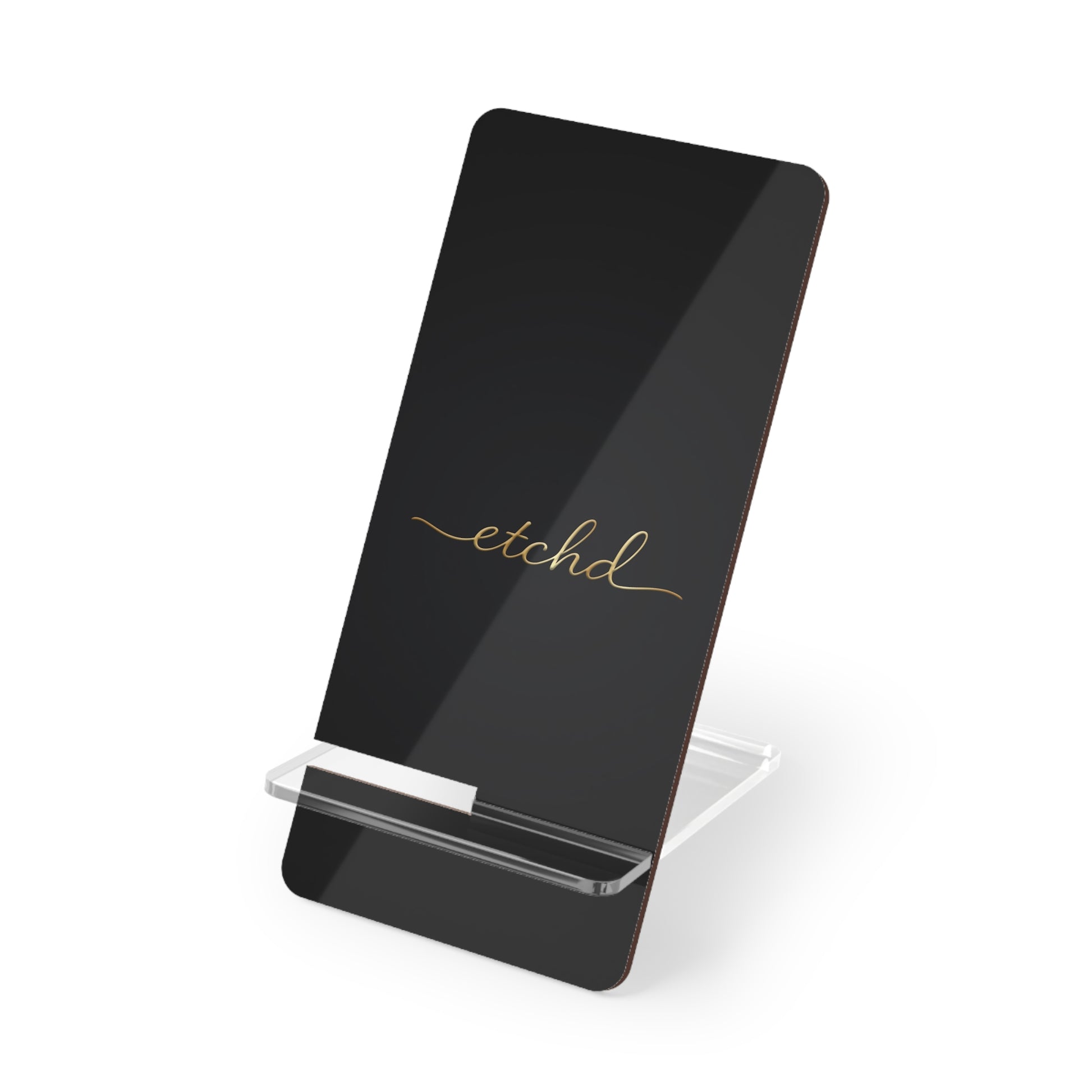 Etchd Signature Black Phone Stand by etchd