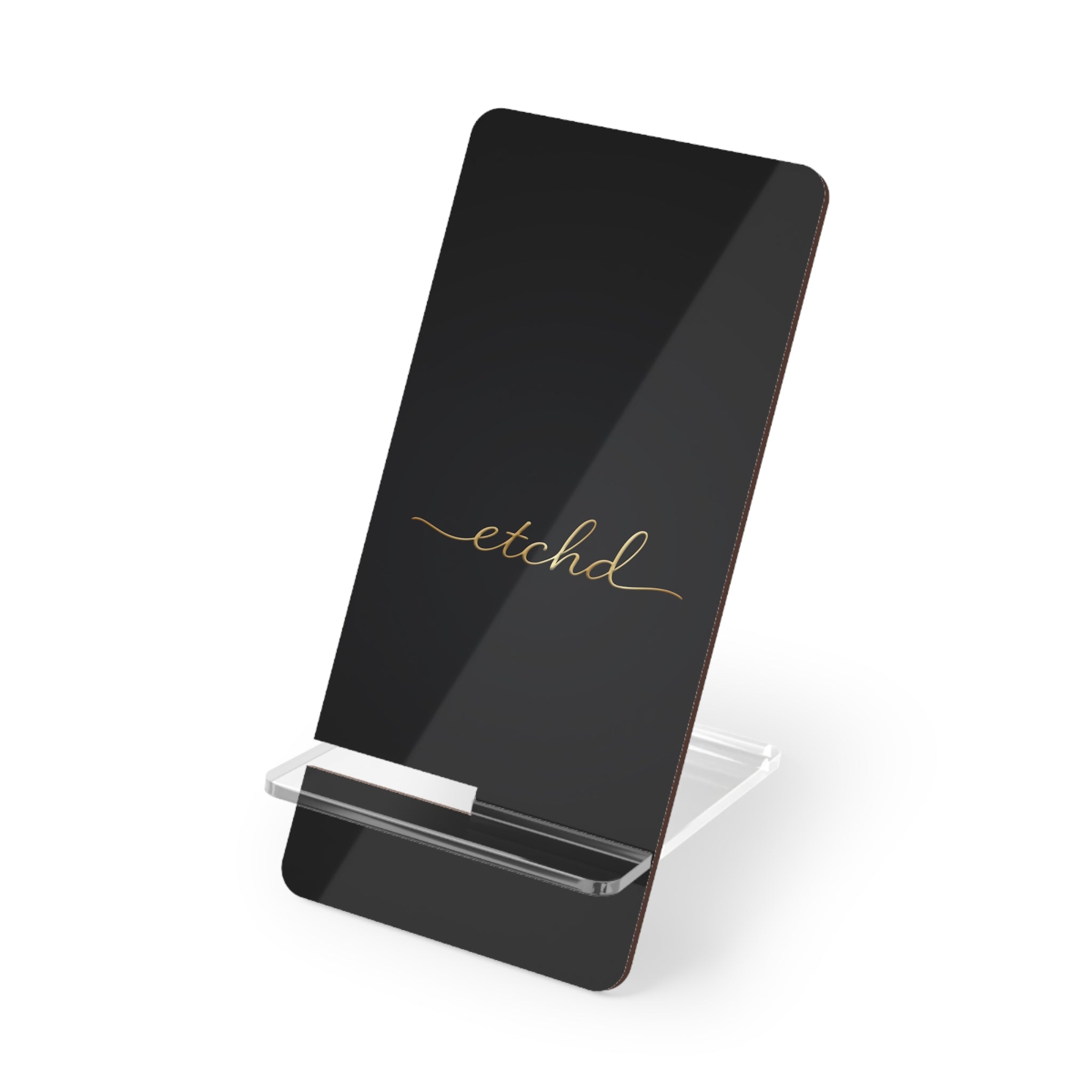 Etchd Signature Black Phone Stand by etchd
