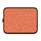 Coral & Peach Floral Laptop Sleeve
