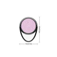 Pink Curved Lines Phone Ring Holder by etchd, view 3