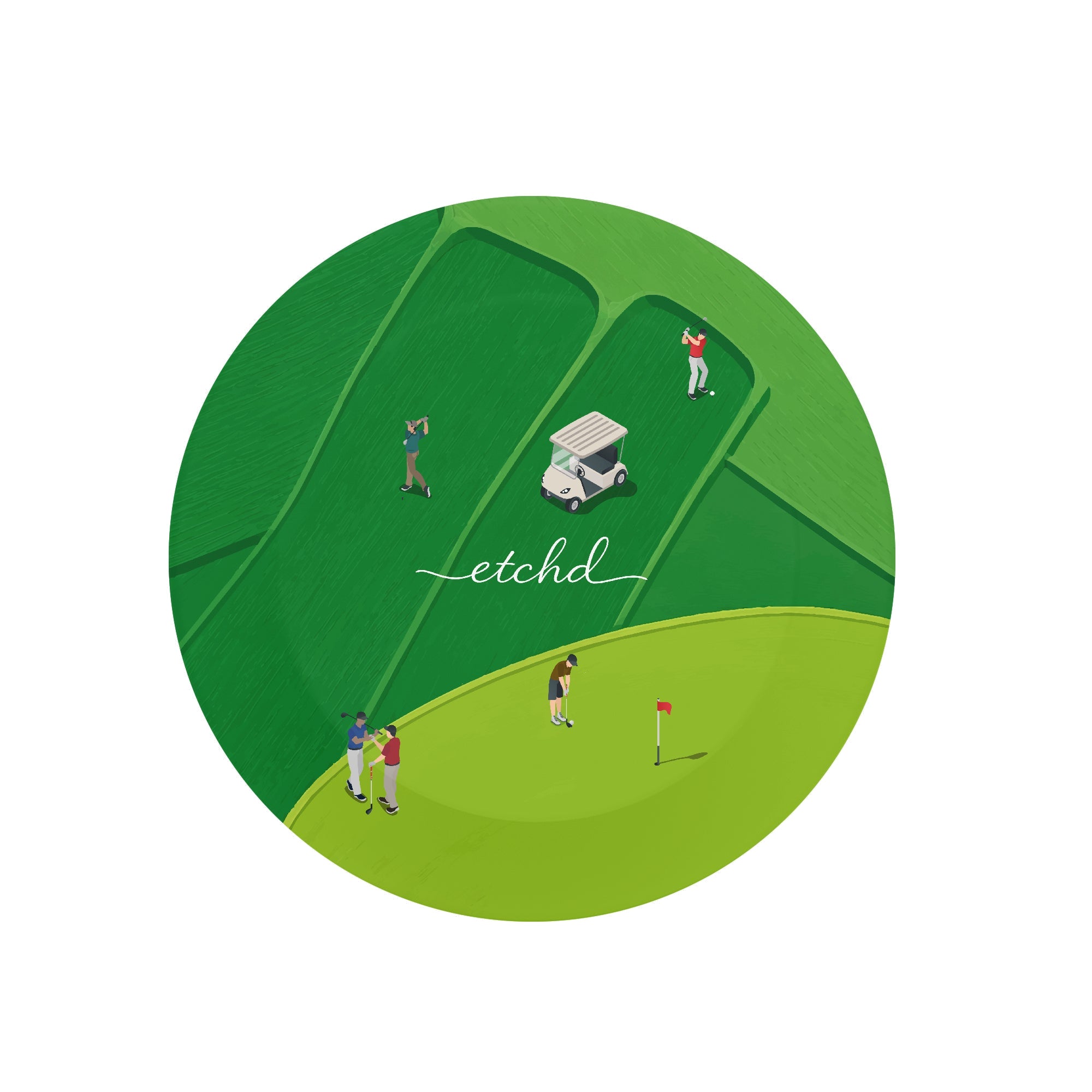 Golfers Phone Grip And Stand by etchd, view 2