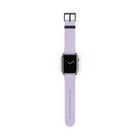 Lilac & Cream Striped Diagonal Correa para smartwatch