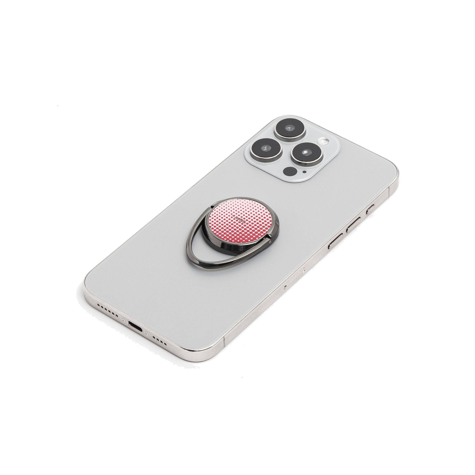 Cherry Halftone Phone Ring Holder by etchd, view 6