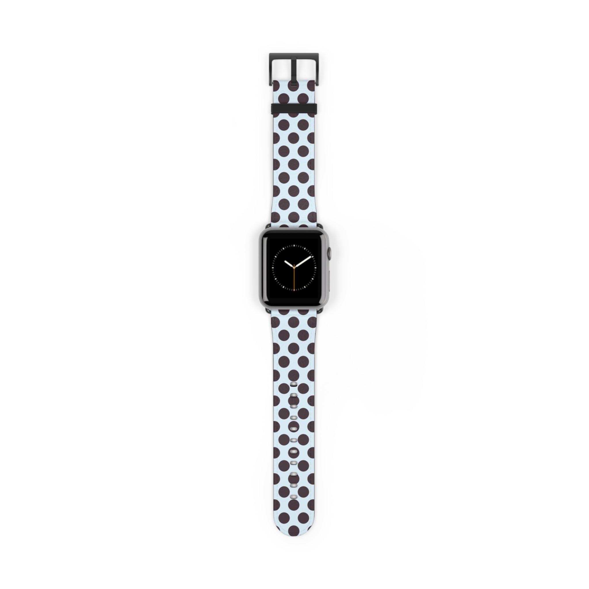 Plum & Blue Polka Dot Smartwatch Strap by etchd, view 2