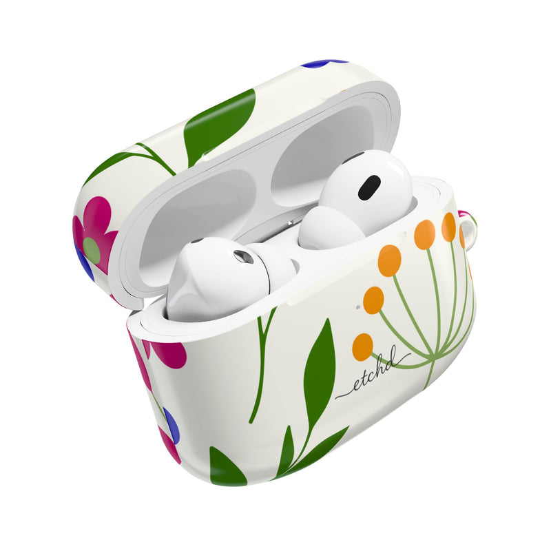 Funky Floral AirPod Case by etchd, view 9