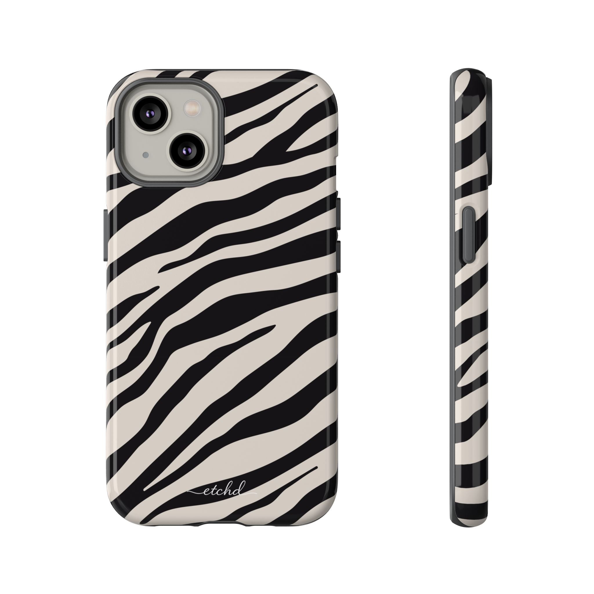 Zebra Print Phone Case by etchd, view 2