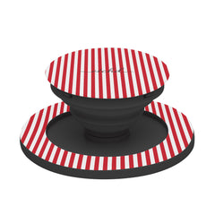 Classic Red & White Striped Phone Grip And Stand by etchd, view 6