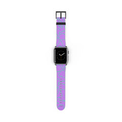 Lilac & Hypermint Floral Smartwatch Strap by etchd