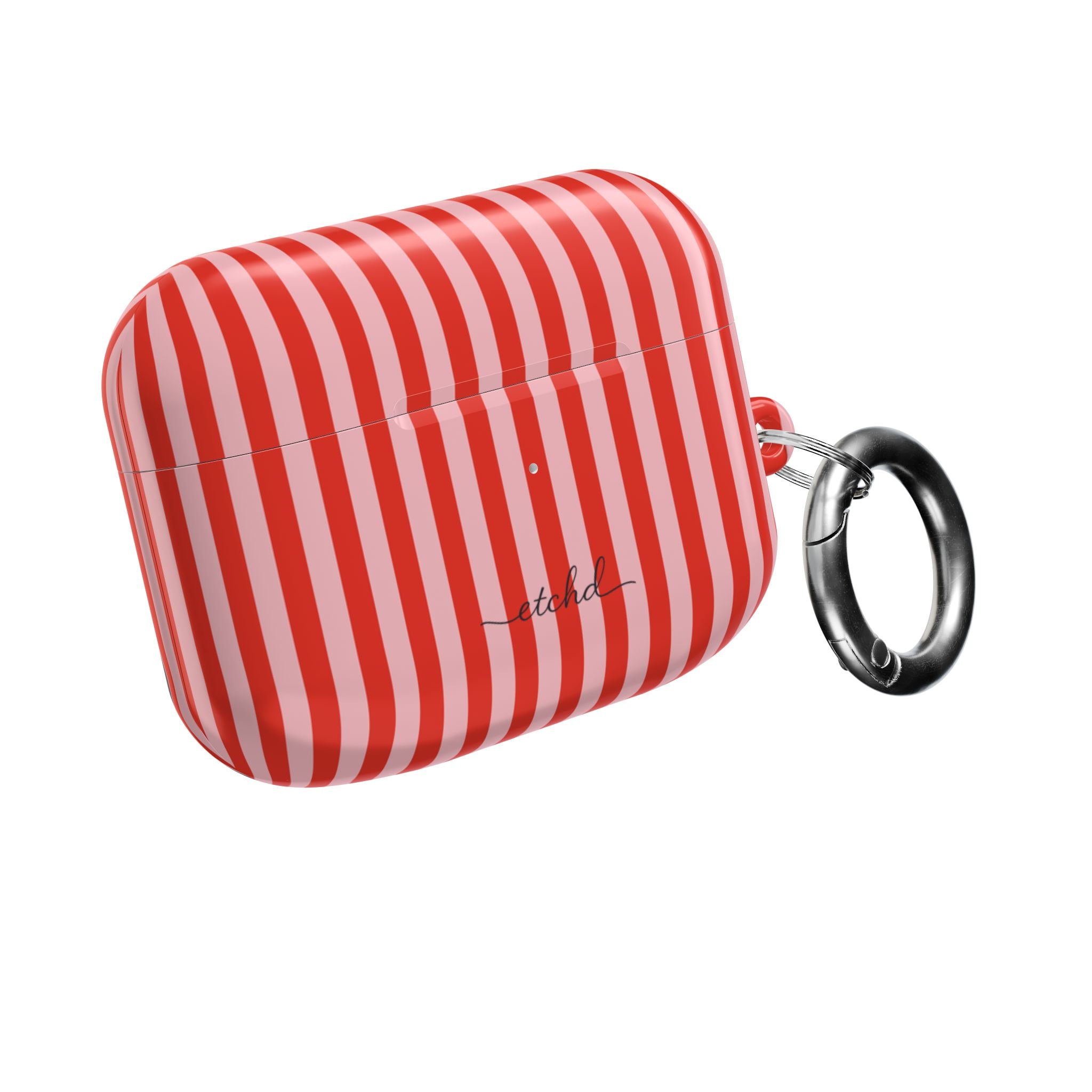 Poppy & Blush Striped AirPod Case by etchd, view 8