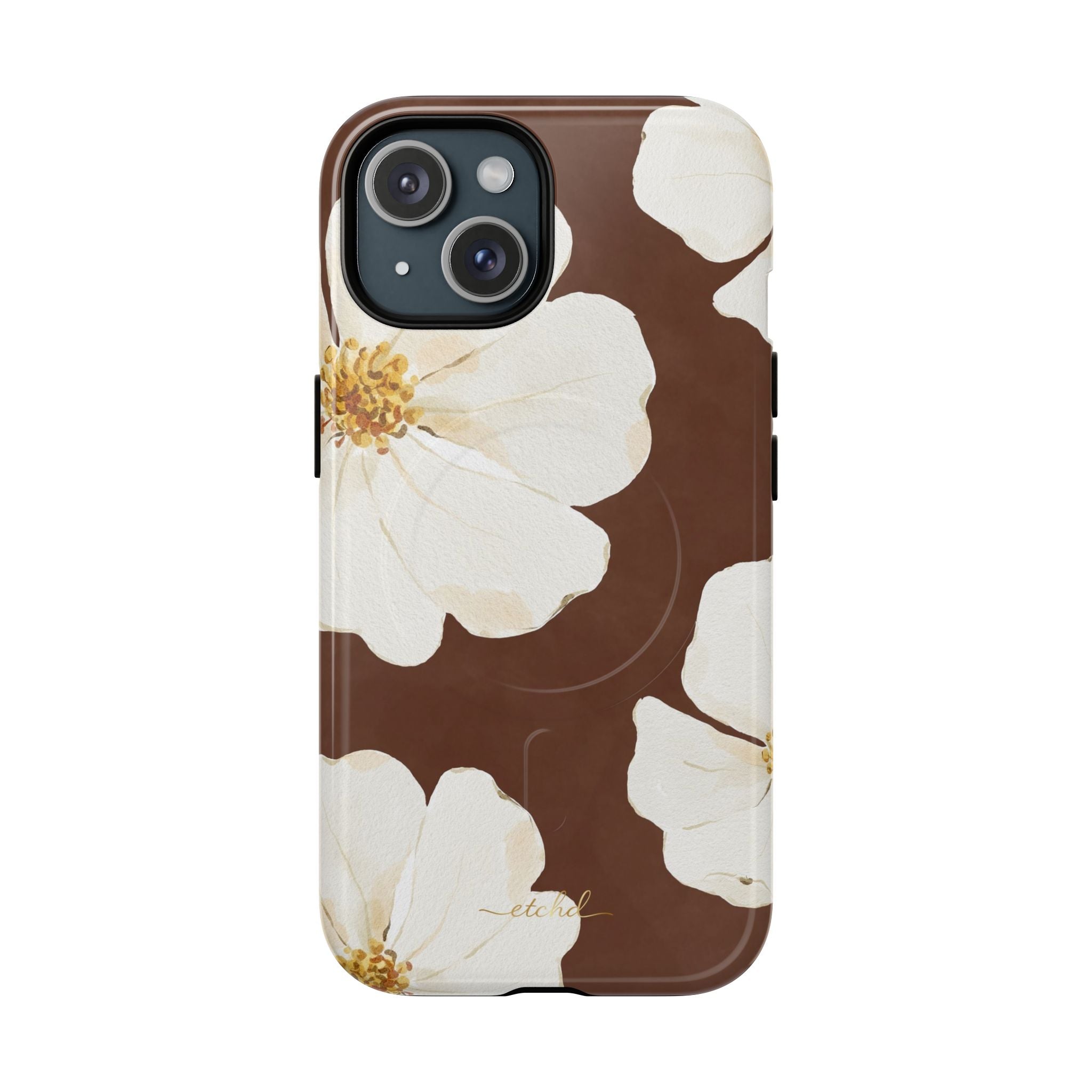 Mocha Blossom Magnetic Phone Case