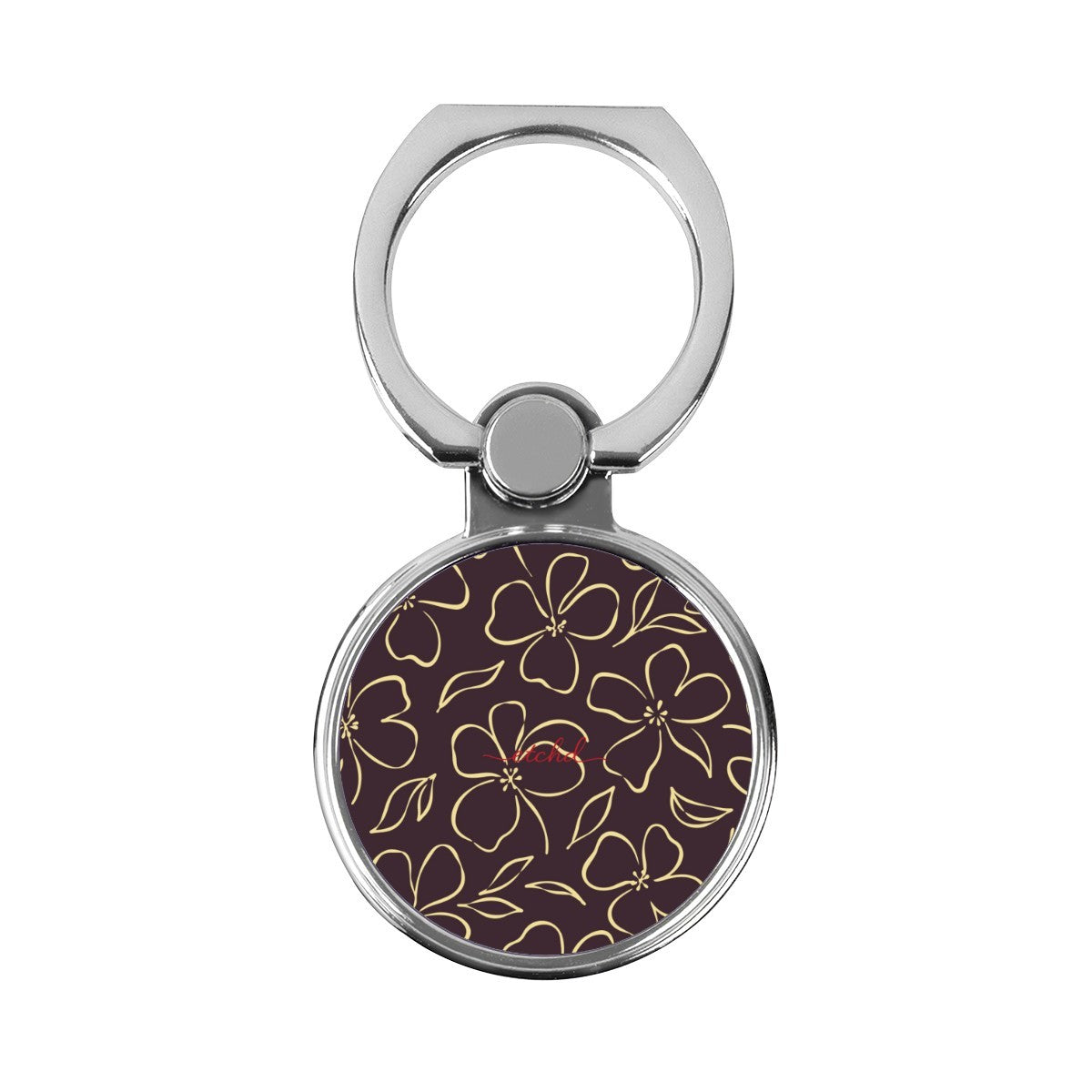 Plum & Butter Floral Classic Ring Holder by etchd