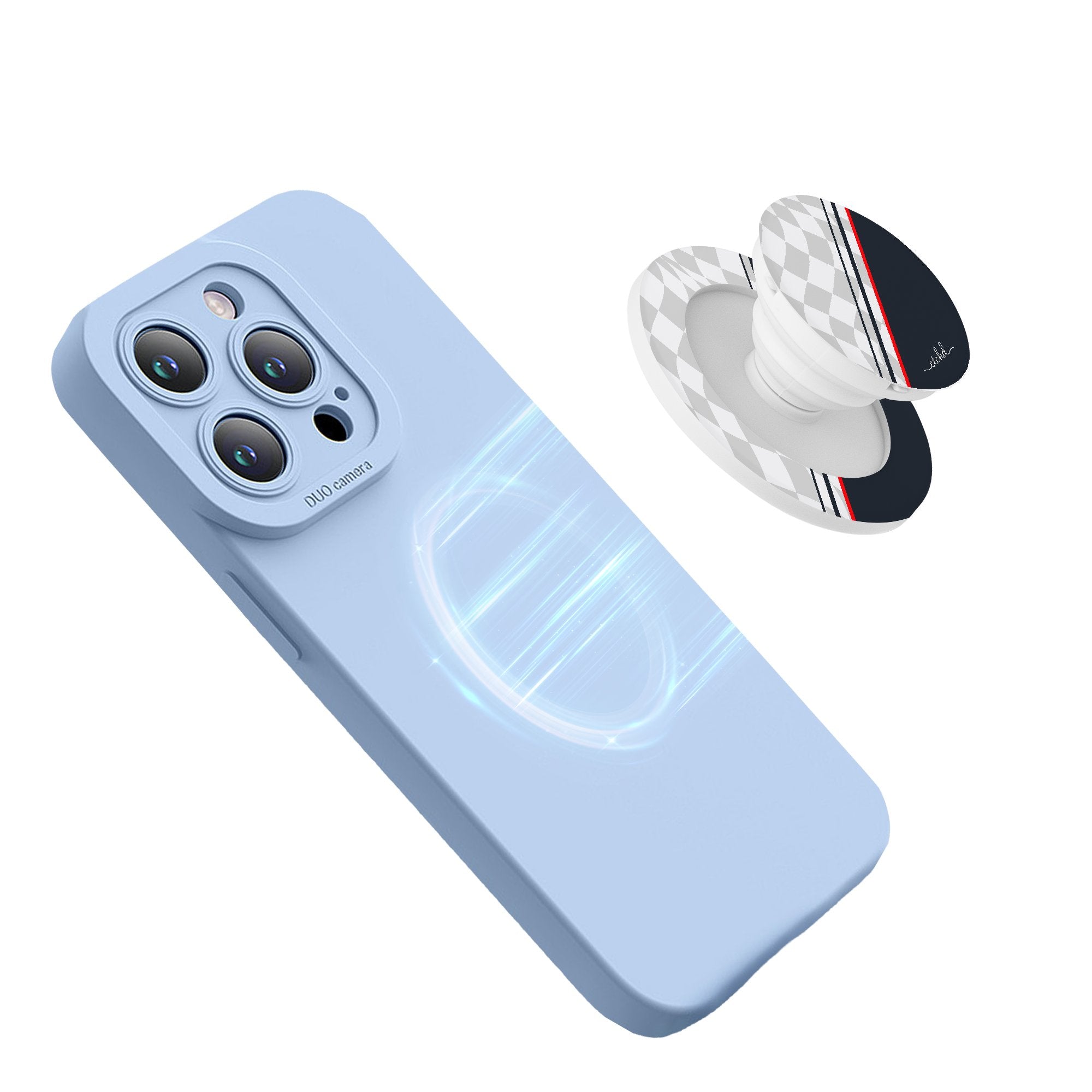 Checkered Flag Phone Grip And Stand by etchd, view 8