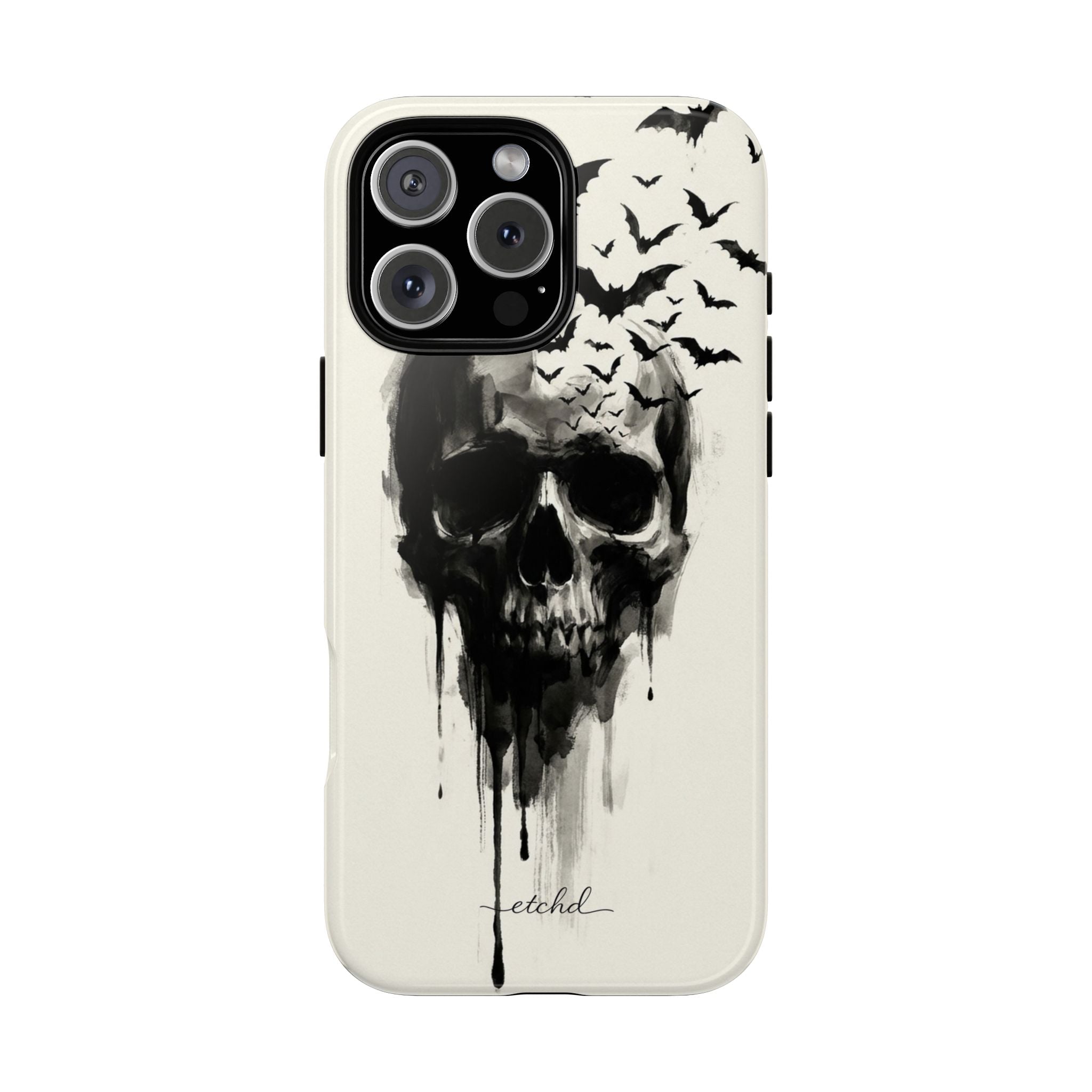 Ink Skull Phone Case by etchd