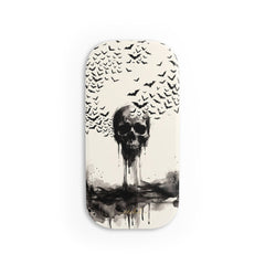 Ink Skull Click-On Phone Grip by etchd