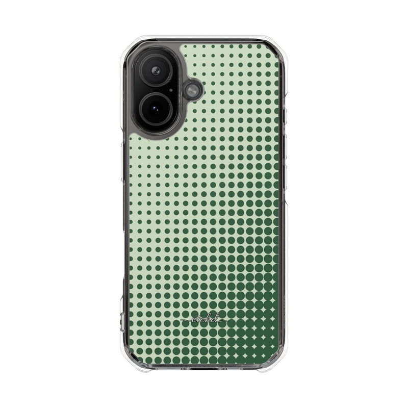 Matcha Halftone Transparente Magnetische Handyhülle-zoom-