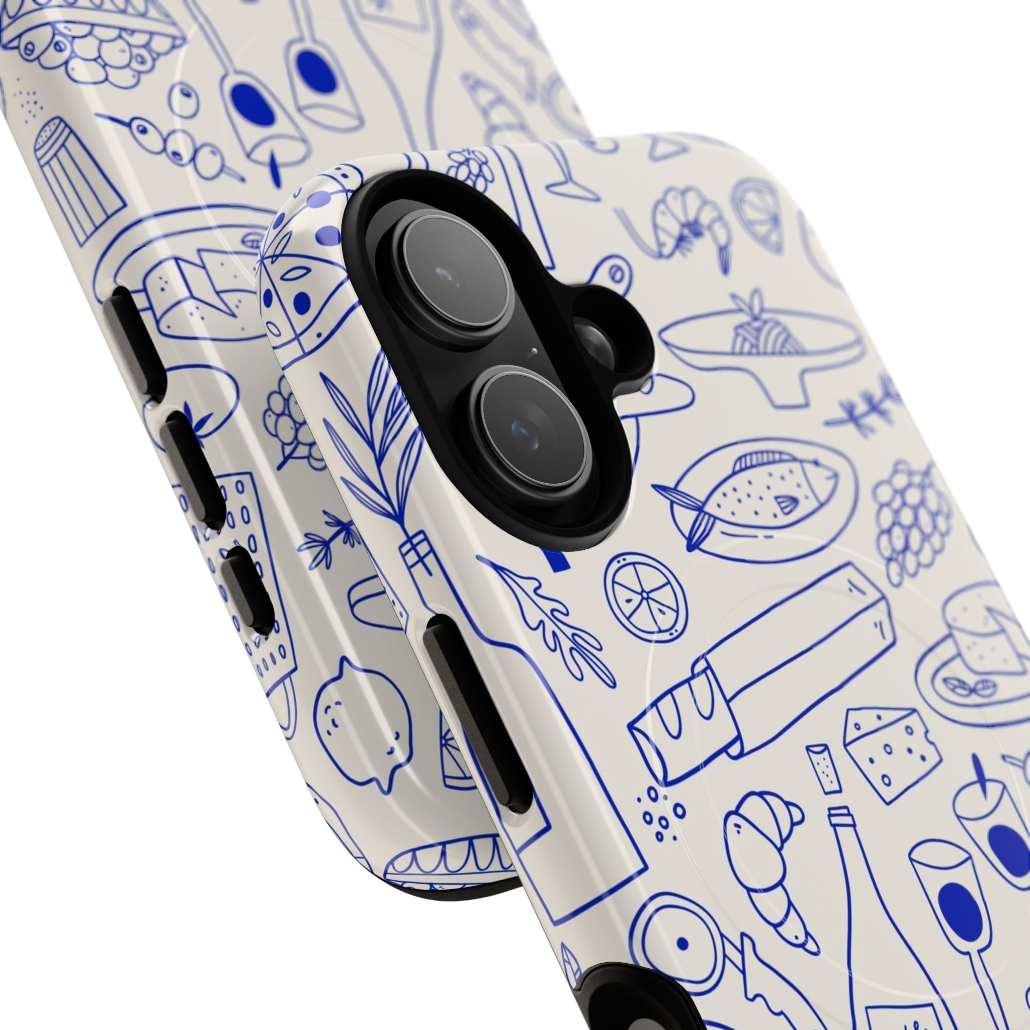 Food Pattern Magnetic Phone Case by etchd, view 87