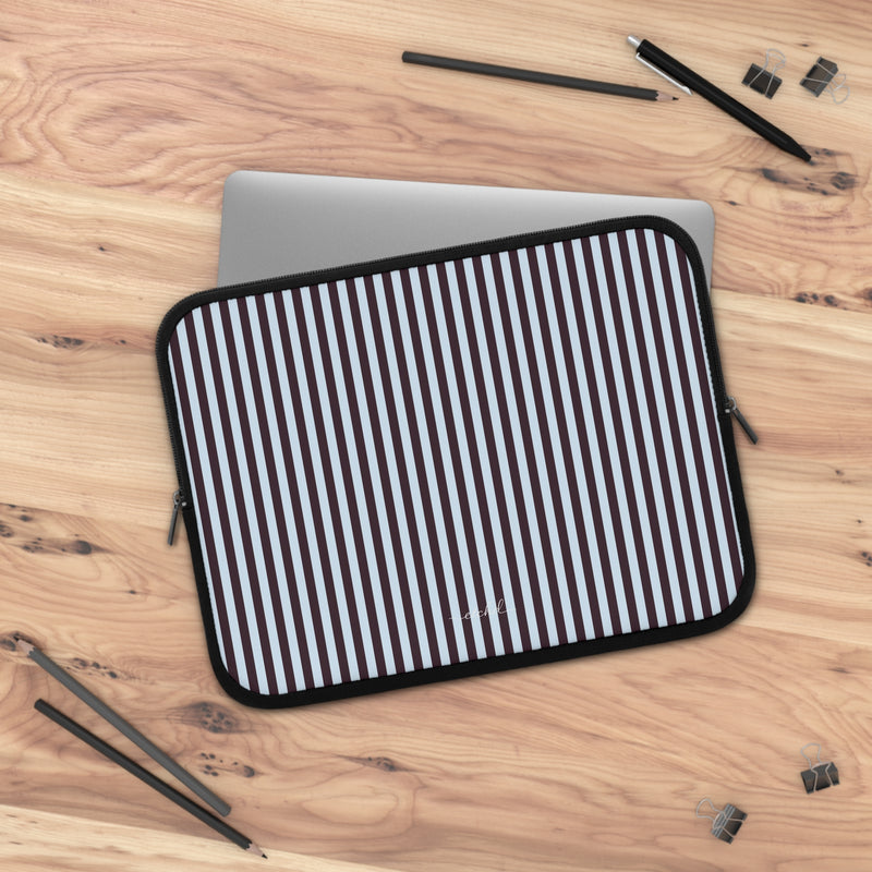 Plum And Blue Laptop Sleeve-zoom-