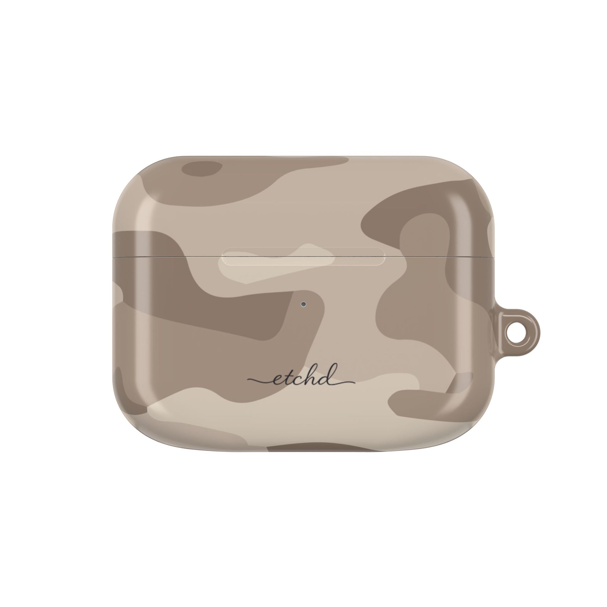 Beige Camo Custodia per AirPods di etchd