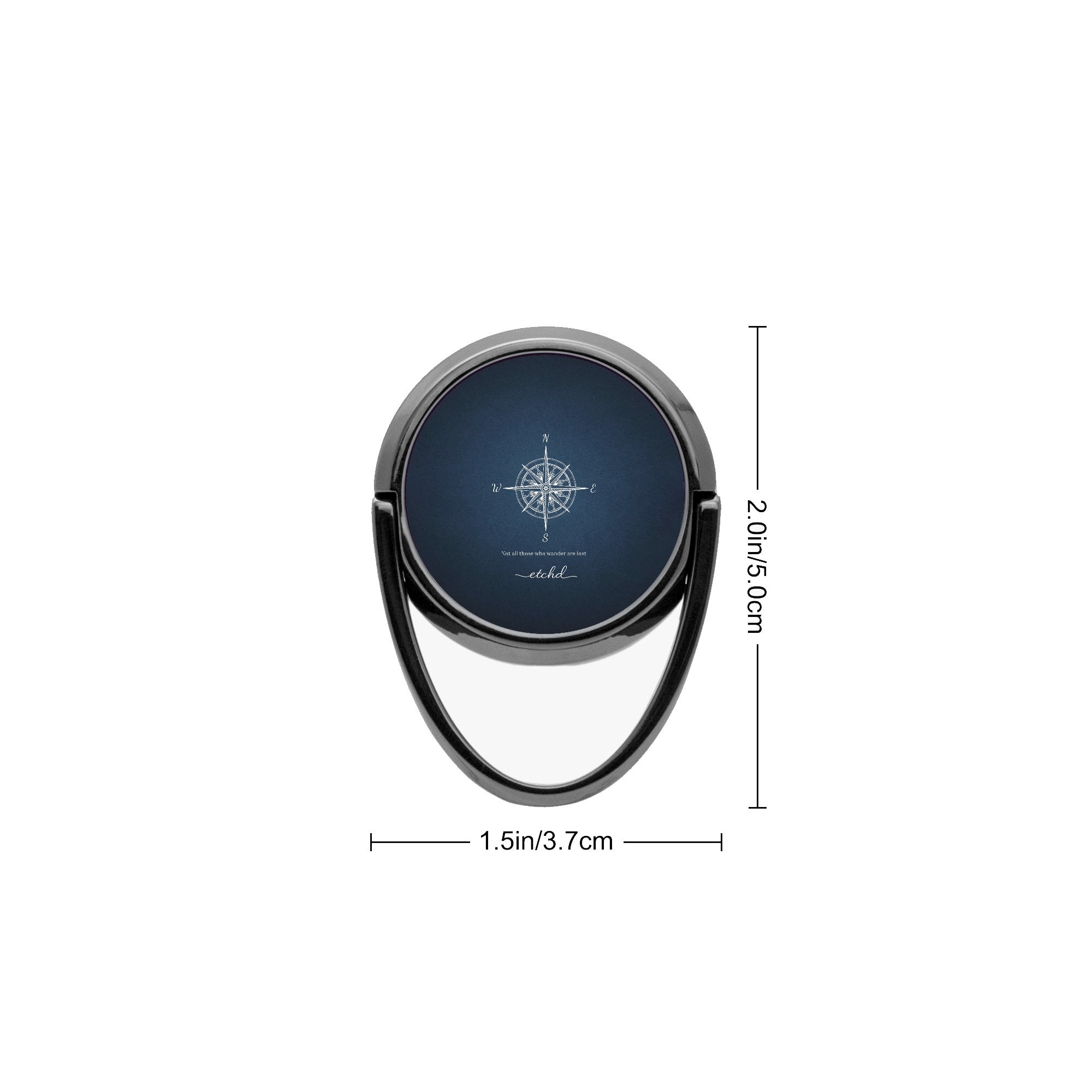 Compass Phone Ring Holder by etchd, view 3