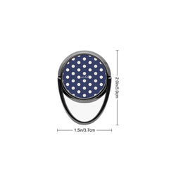 Cream & Navy Polka Dot Phone Ring Holder by etchd, view 3