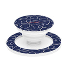 Navy & Cream Floral Phone Grip And Stand