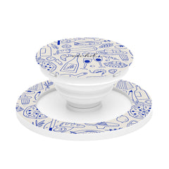 Food Pattern Phone Grip And Stand by etchd