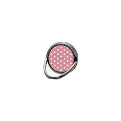 Cream & Blush Polka Dot Phone Ring Holder by etchd